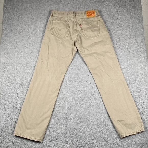 Levi's 559 Relaxed Straight Jeans Men's 34x34 Tan Khaki Denim - Picture 8 of 10